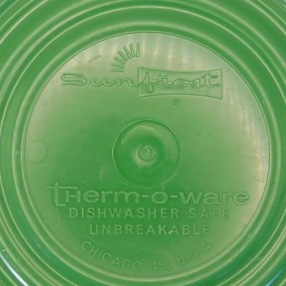 VTG Retro 70s Sun Frost Green Therm-O-Ware Insulated 2 Qt Cooler Ice Bucket